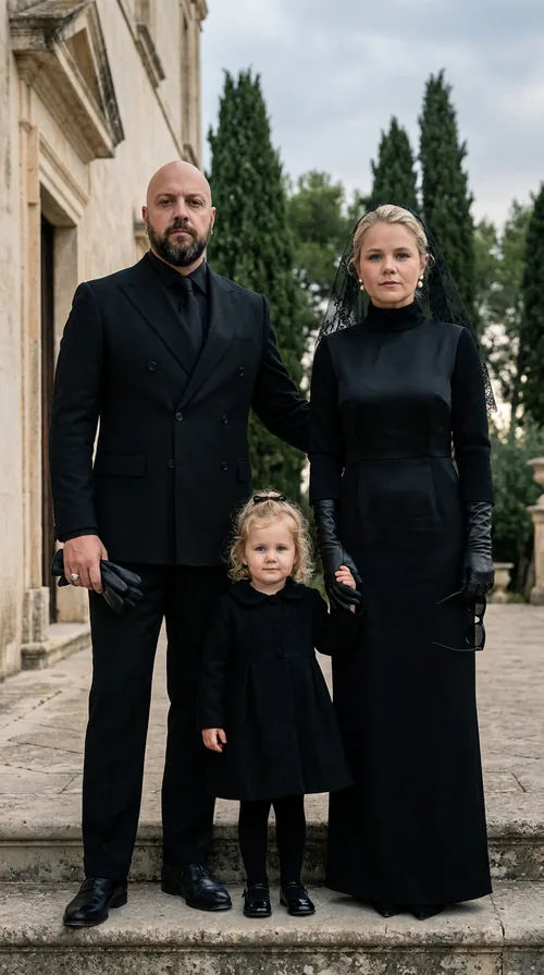 AI baby generator family portrait concept Sicilian Noir